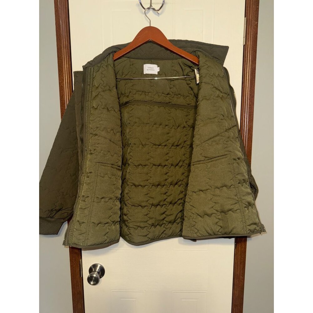 Things Between Parker Parchwork Quilted Jacket Da… - image 6